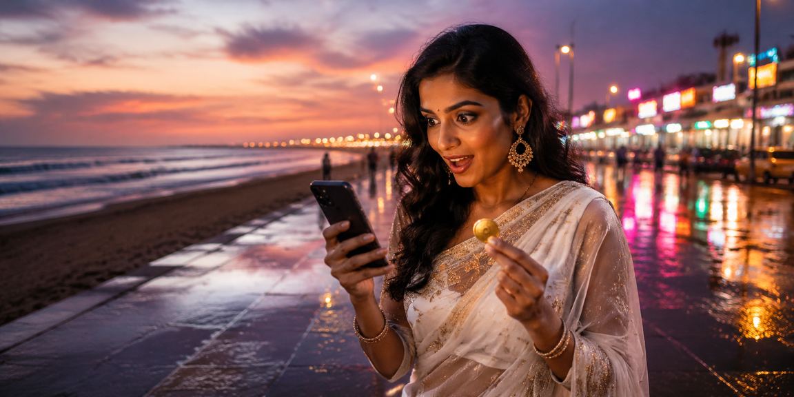 Chennai player enjoying slots on mobile